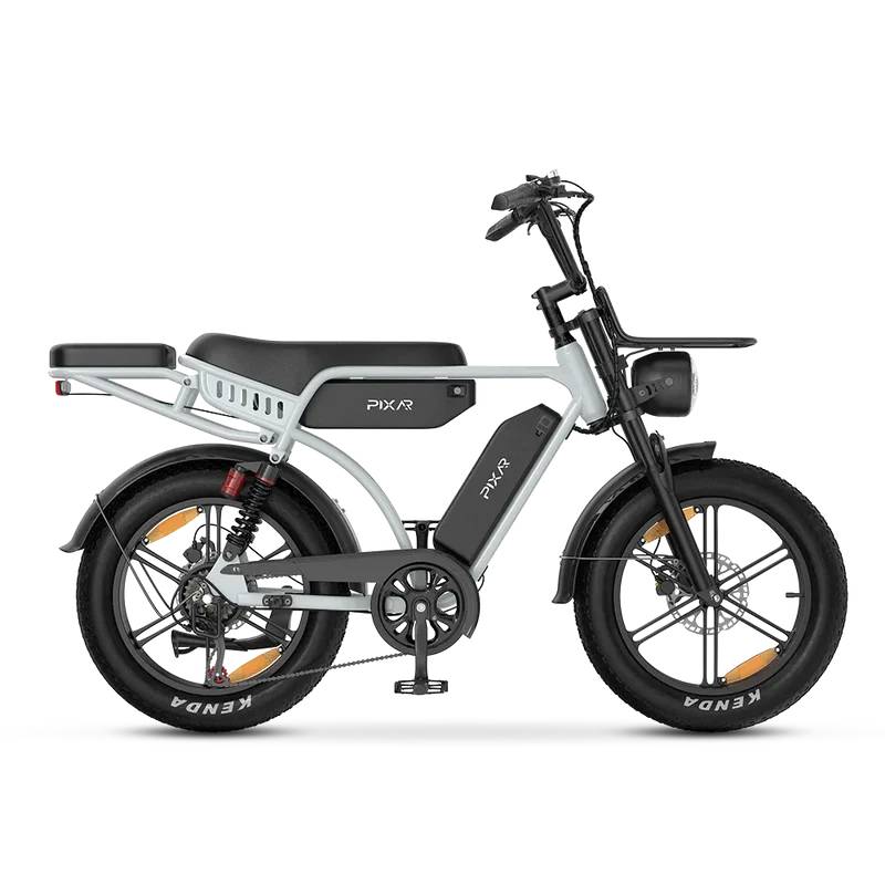 PIXAR M9 Retro E-Bike GR 20" 2x48V/2x840Wh/350kg 240km Mopedbike