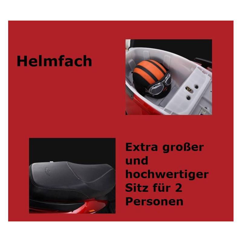 Futura Falcon 3400 Li Lieferdienst 45kmh/2400W/20Ah SW E-Roller