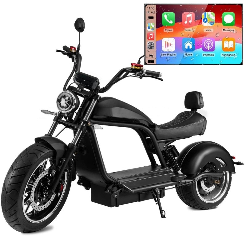 Futura HL 6.0 7 Zoll Display Li-Io 45kmh/3000W/30Ah SW E-Chopper