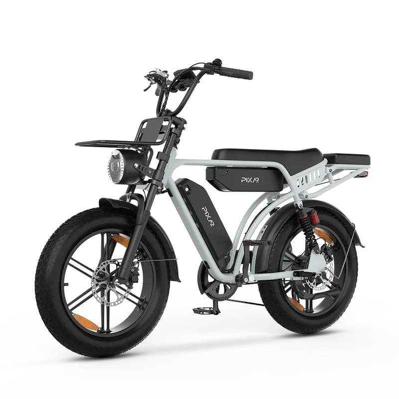 PIXAR M9 Retro E-Bike GR 20" 2x48V/2x840Wh/350kg 240km Mopedbike