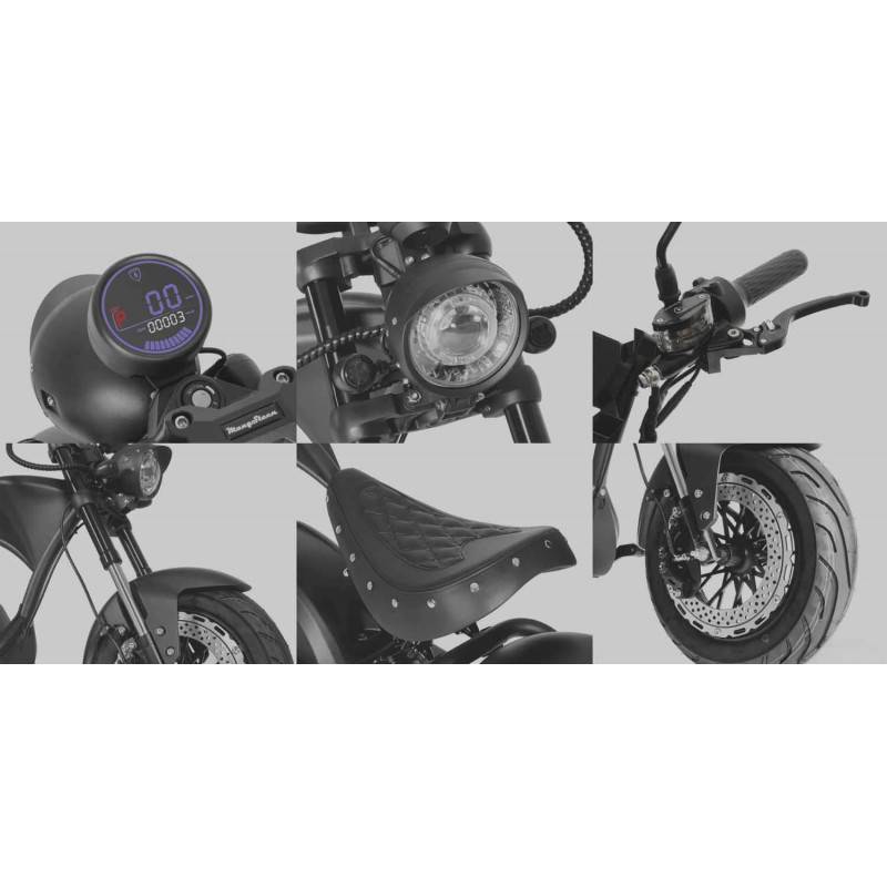 Futura Angry Blake Li-Io 86kmh/4000W/40Ah/100km RT E-Chopper