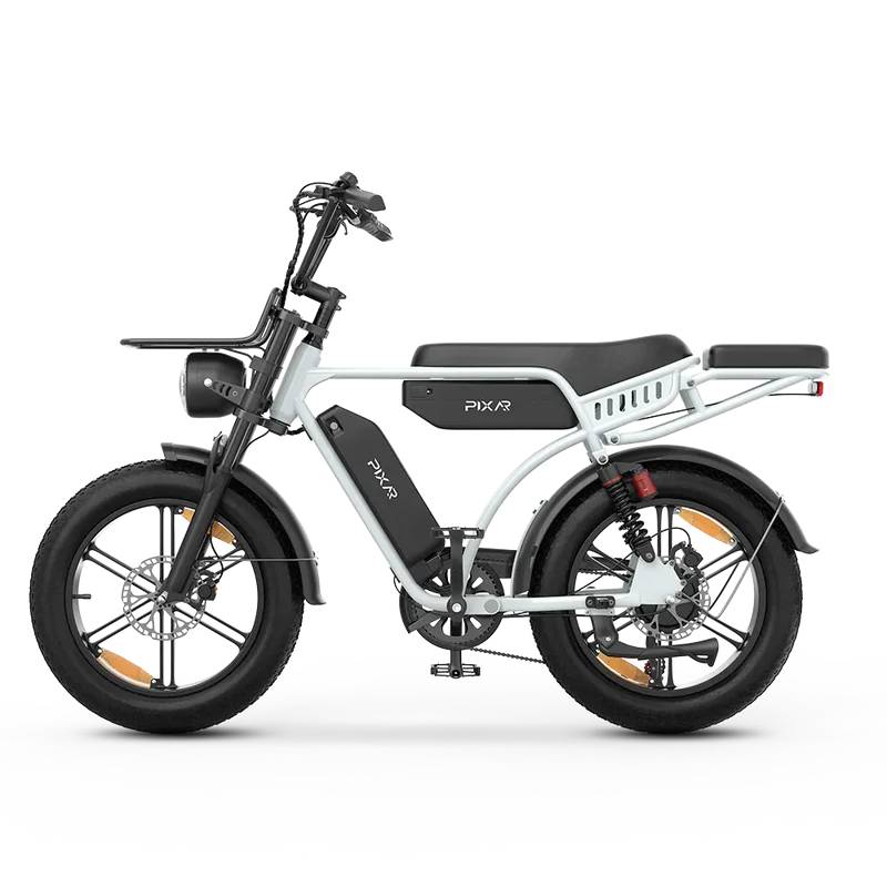 PIXAR M9 Retro E-Bike GR 20" 2x48V/2x840Wh/350kg 240km Mopedbike