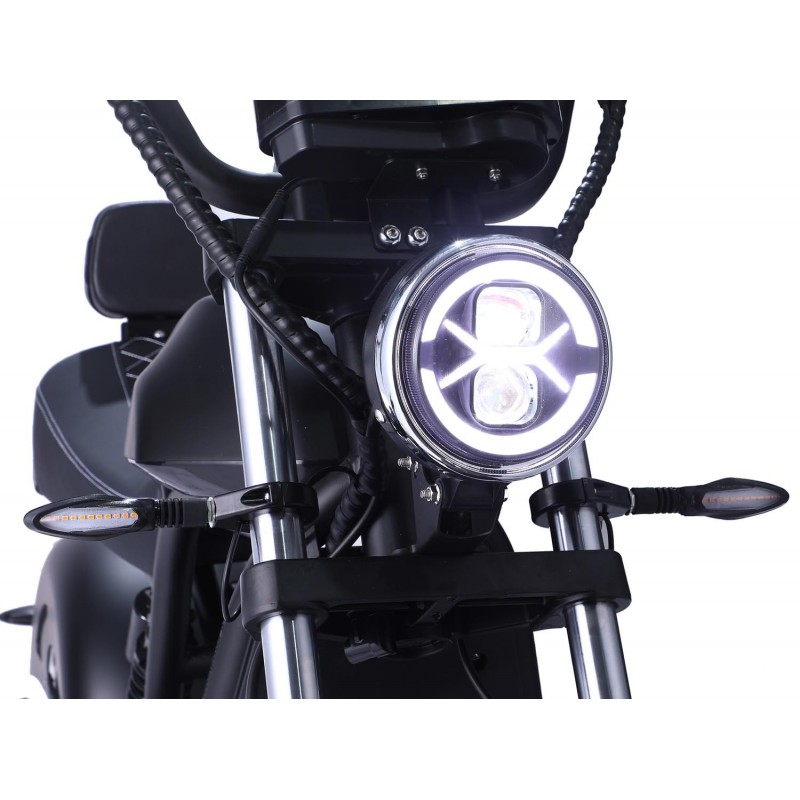 Futura HL 6.0 7 Zoll Display Li-Io 45kmh/3000W/30Ah SW E-Chopper