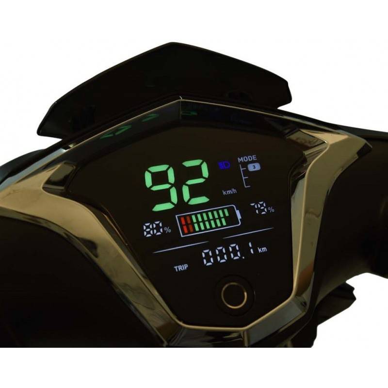 Futura Angry Hawk Li-Io 80kmh/3000W/20Ah/100km GR|SW E-Roller