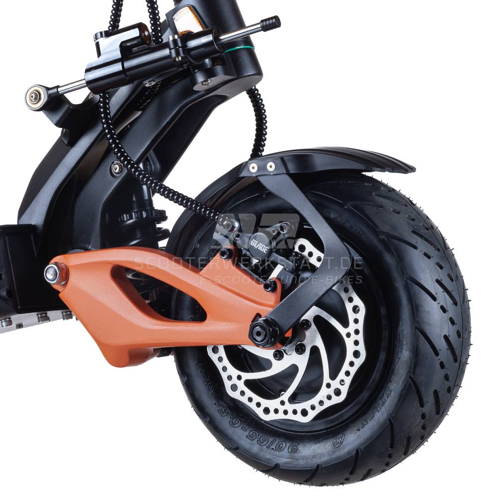 Teverun Blade GT II 35 AH SW 85kmh 120km 2x1600W 5000W E-Scooter