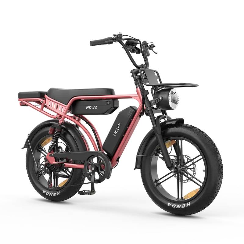 PIXAR M9 Retro E-Bike GR|RS|SW 20" 2x840Wh/350kg 240km Mopedbike