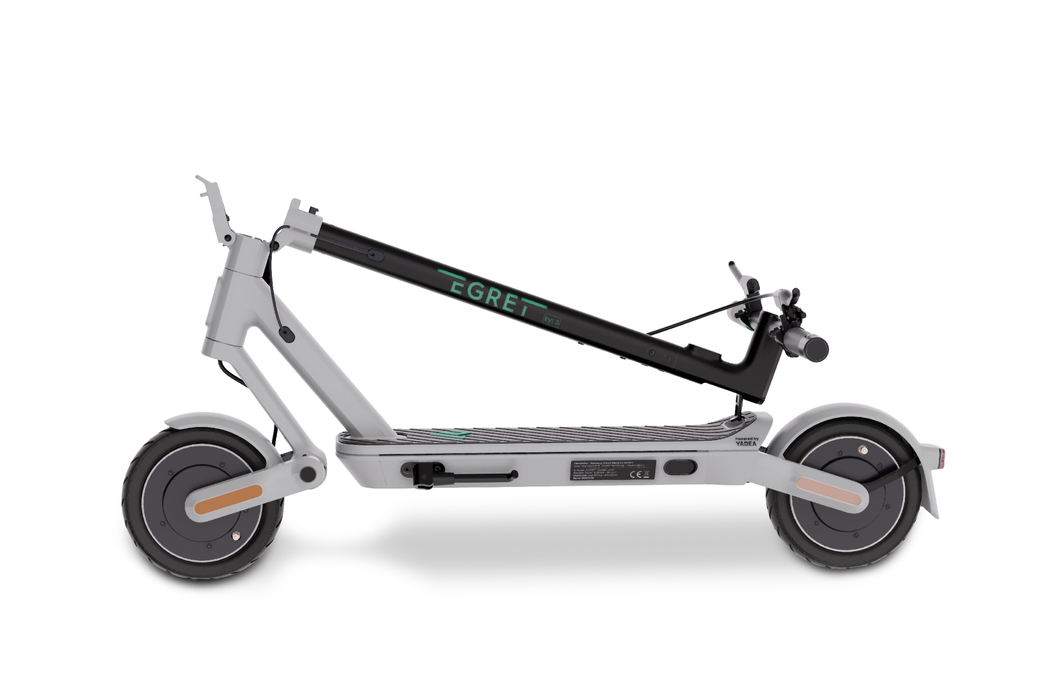 Egret Ey! 3 GR 22kmh 30km 275,4Wh 350W 864W 100kg E-Scooter ABE